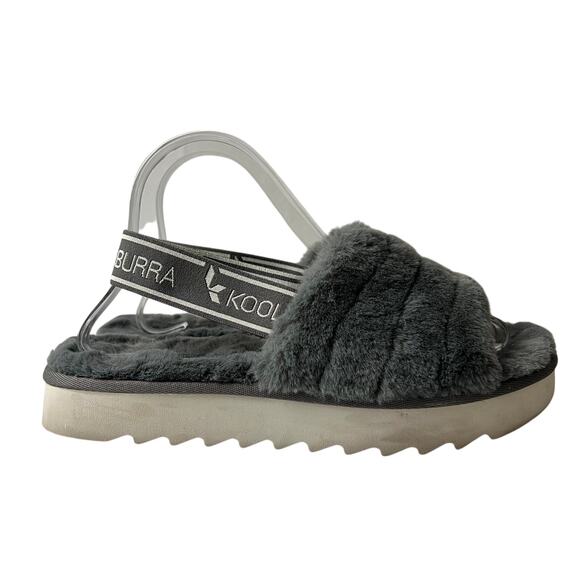 Koolaburra Women's Fuzz'n II Slippers Size 8 Faux Fur Casual Plush Neutral - Picture 1 of 8